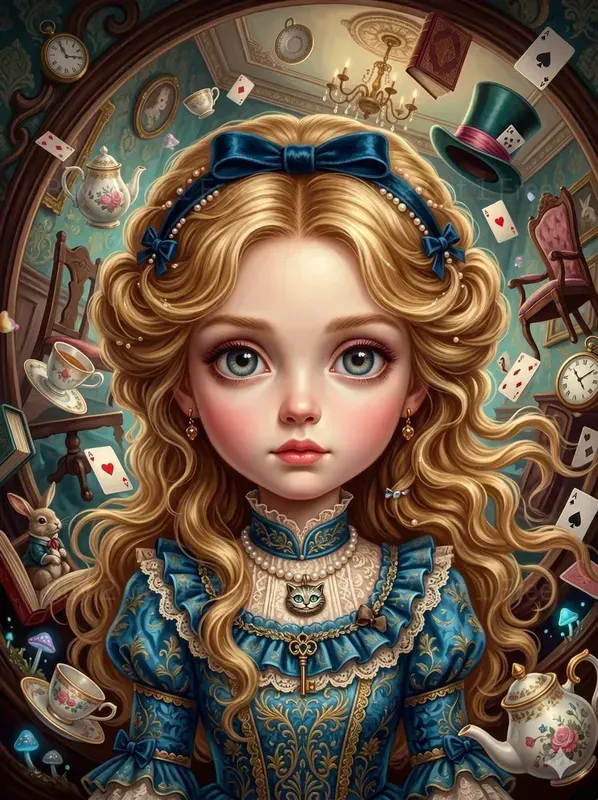 Surreal Wonderland Portrait Icons
