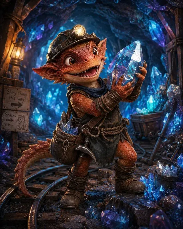 Cute Kobold Professions