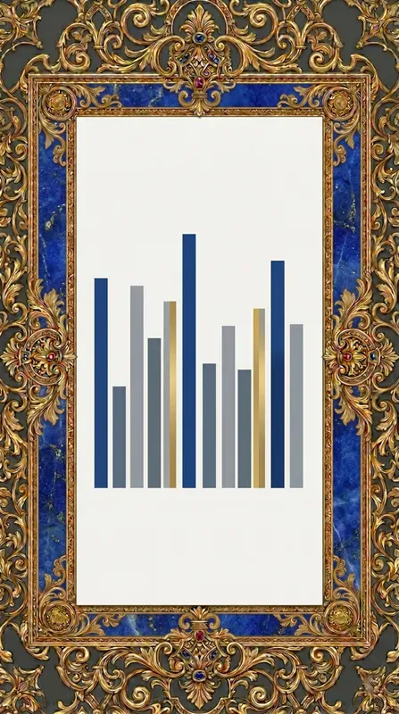 Luxury Gold Filigree Marble Overlays