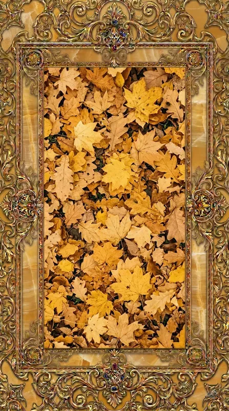 Luxury Gold Filigree Marble Overlays