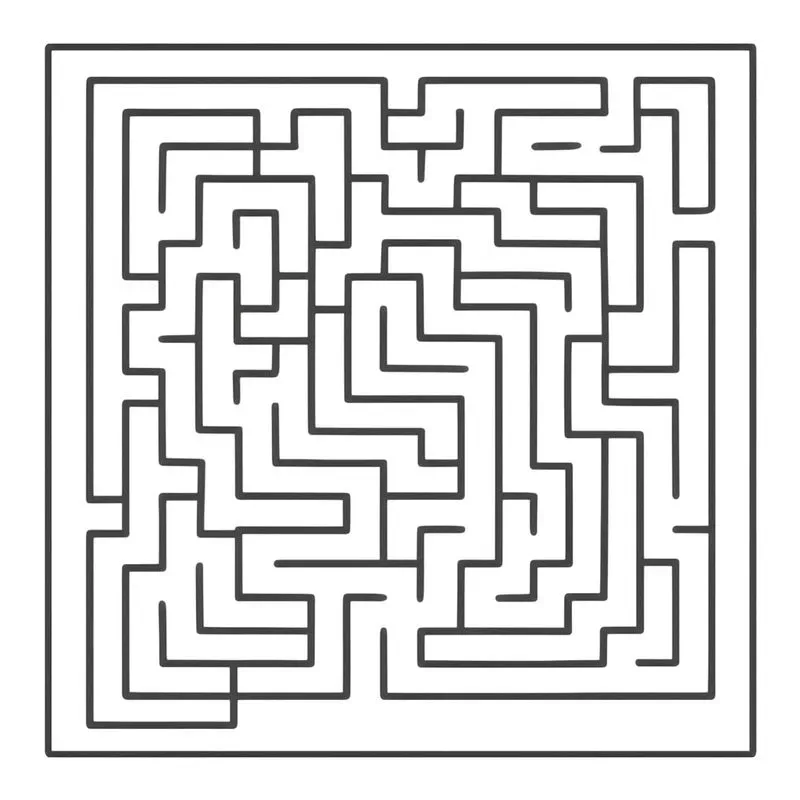 Printable Simple Maze Worksheets