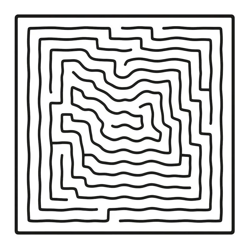 Printable Simple Maze Worksheets