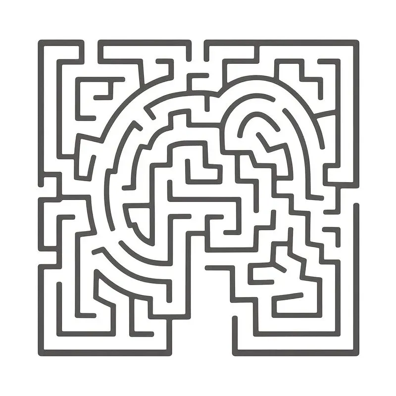 Printable Simple Maze Worksheets