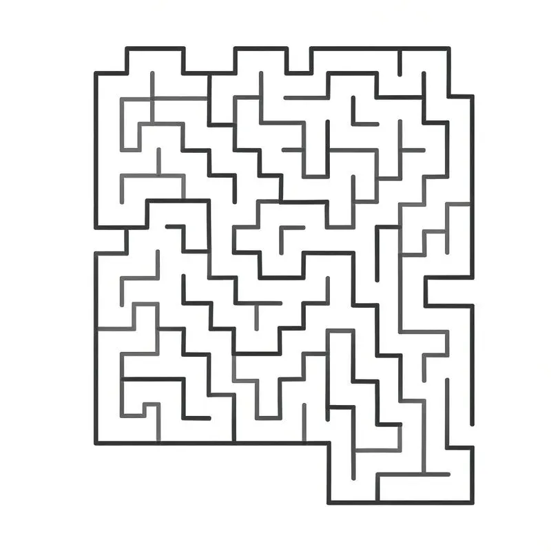 Printable Simple Maze Worksheets