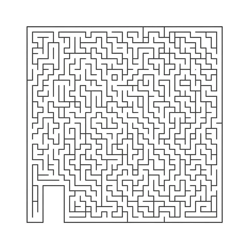 Printable Simple Maze Worksheets