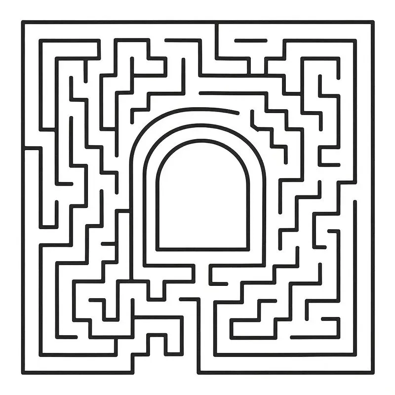 Printable Simple Maze Worksheets