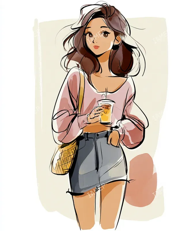 Soft Anime Fashion Portraits