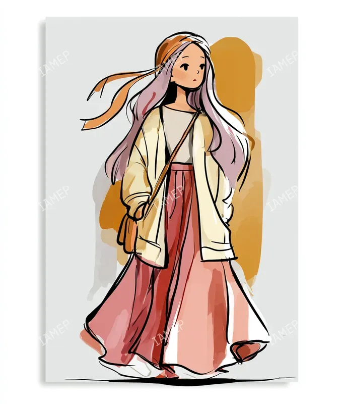 Soft Anime Fashion Portraits
