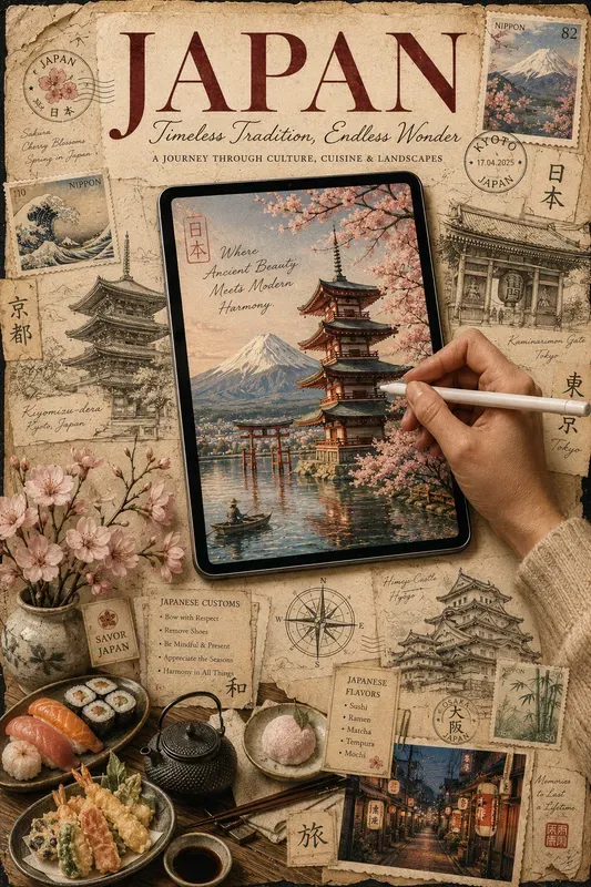 Digital Travel Scrapbook Collages