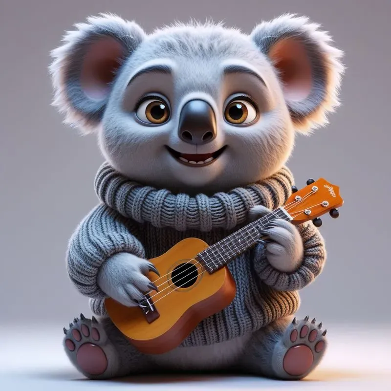 3D Cute Animals Cosy Hobby Time