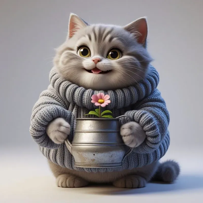 3D Cute Animals Cosy Hobby Time