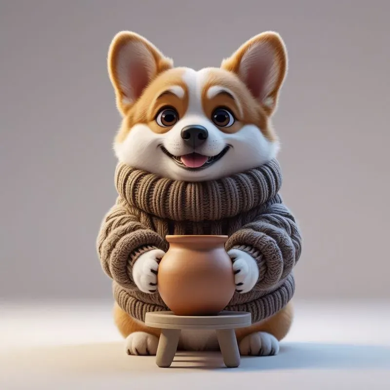 3D Cute Animals Cosy Hobby Time