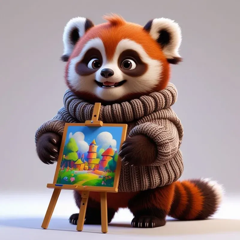 3D Cute Animals Cosy Hobby Time