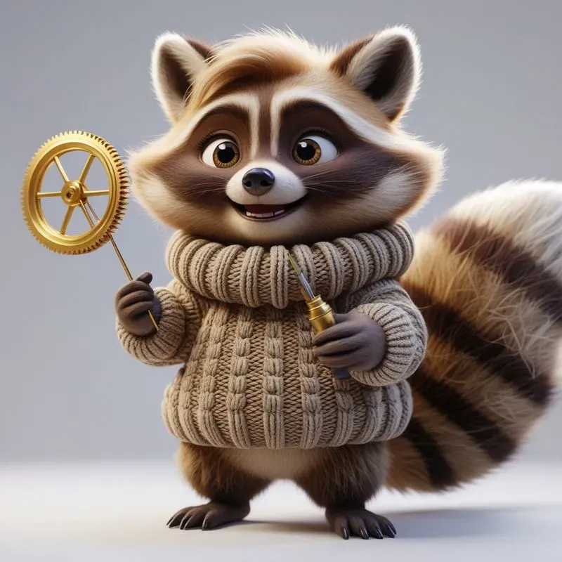 3D Cute Animals Cosy Hobby Time