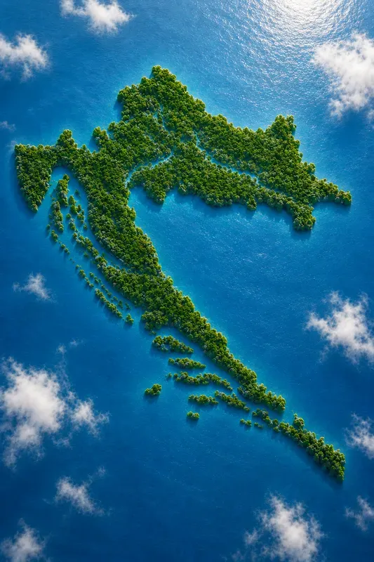 Countries Map Forest Landscapes