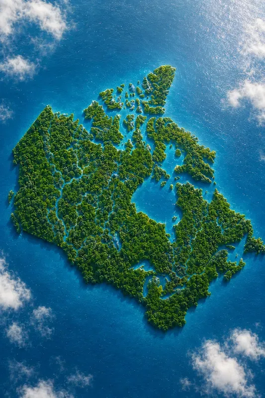 Countries Map Forest Landscapes