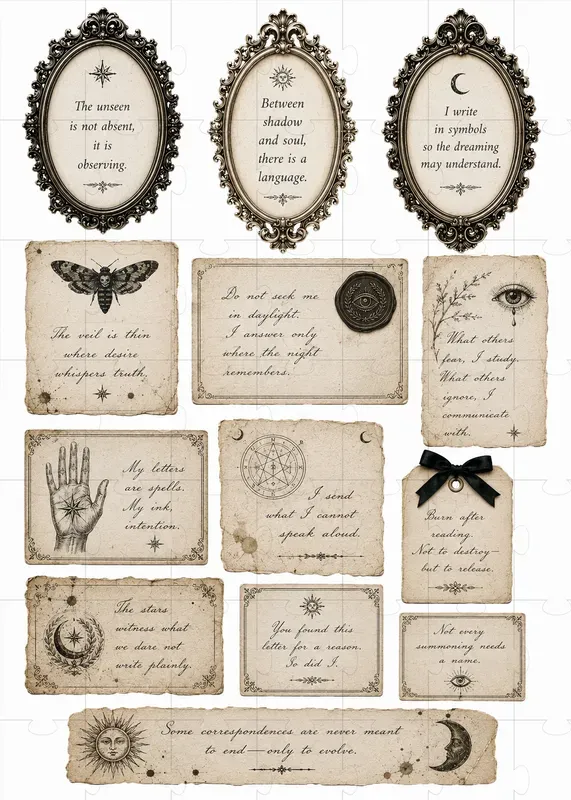 Keepsake Letters Vintage Papers
