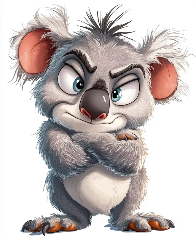 Cute Cartoon Animals With Attitude