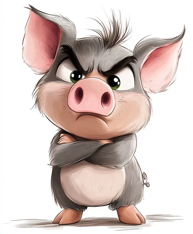Cute Cartoon Animals With Attitude