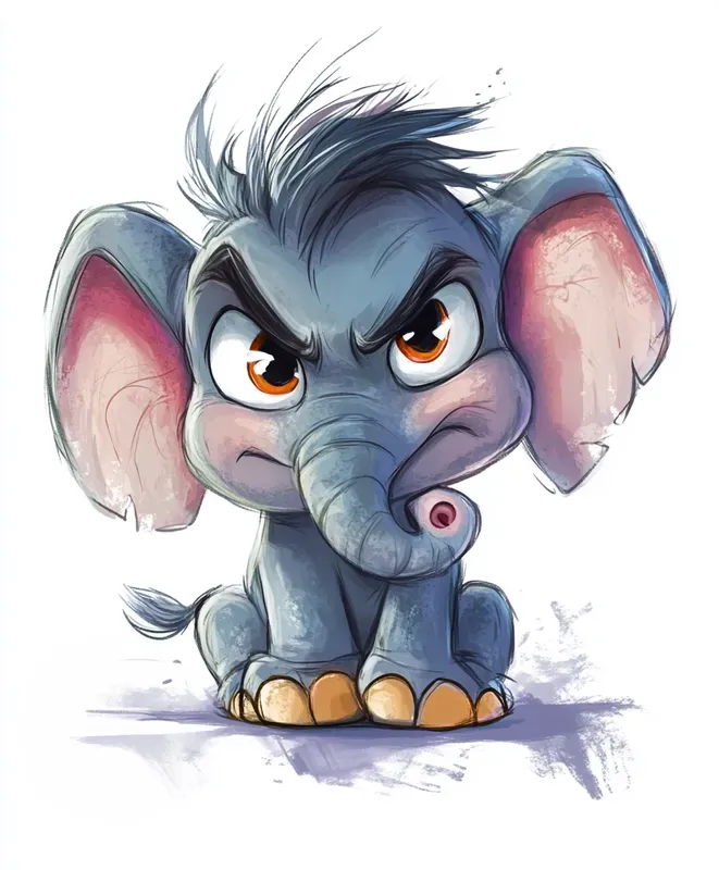 Cute Cartoon Animals With Attitude