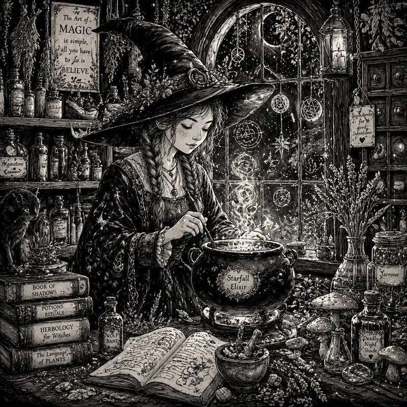 Dreamy Storybook Ink Worlds