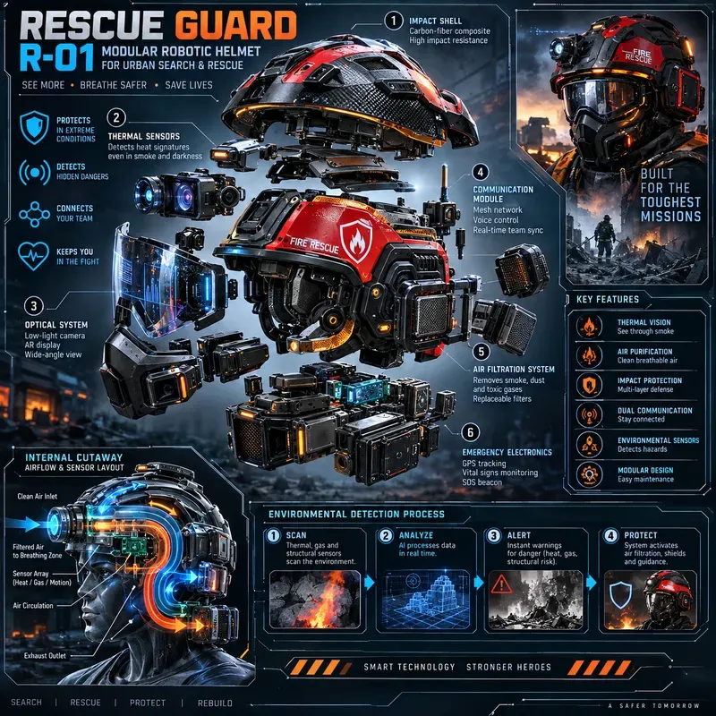 Futuristic Technical Infographics