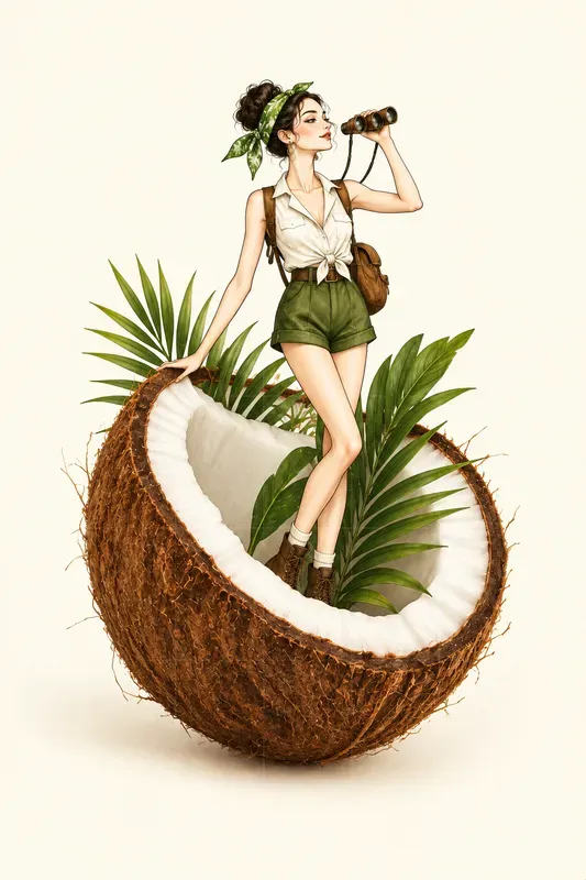 Surreal Fruit Fashion Illustrations