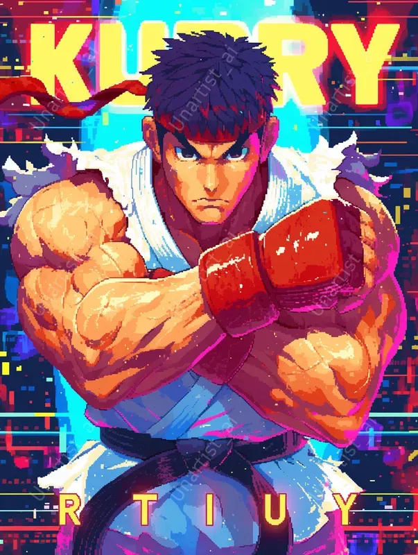 Retro Arcade 8bit Action Heroes