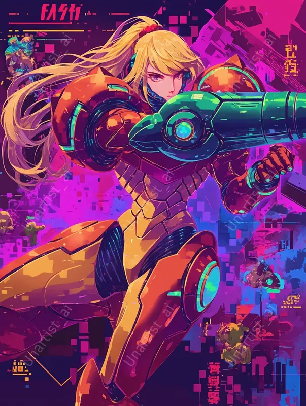 Retro Arcade 8bit Action Heroes