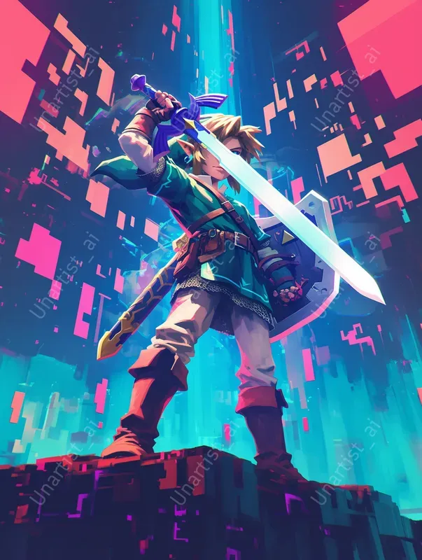 Retro Arcade 8bit Action Heroes