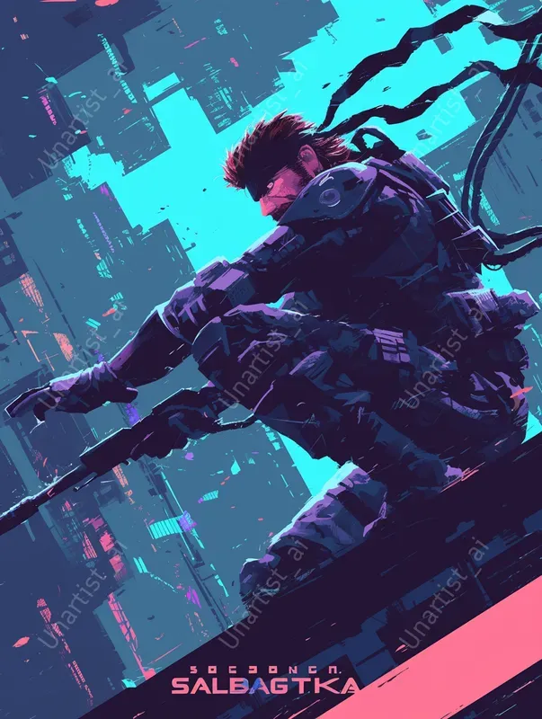 Retro Arcade 8bit Action Heroes