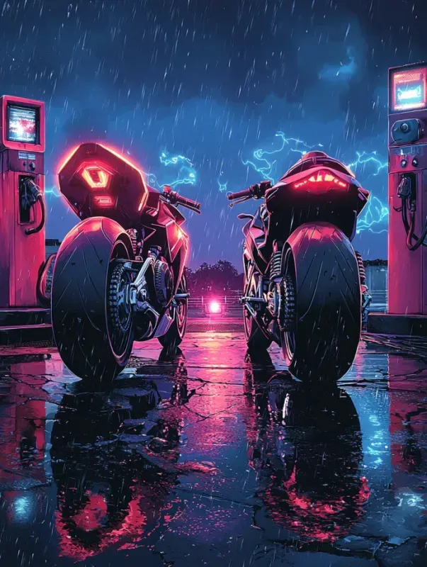 Cyberpunk Hot Rod T-Shirt Art