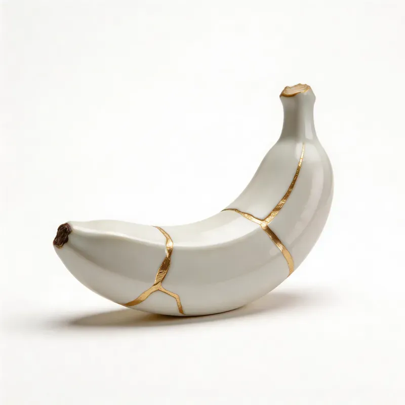 Kintsugi Porcelain Pomegranate Shots