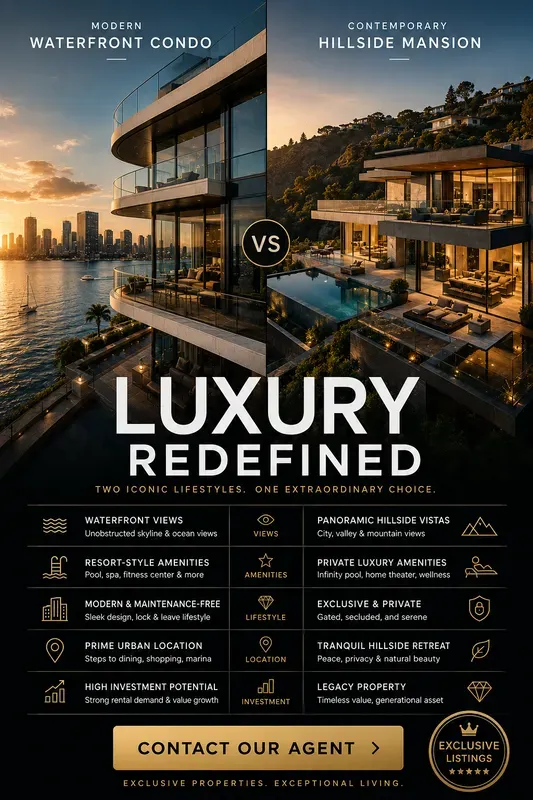 Commercial Real Estate Comparison Posters