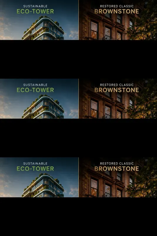 Commercial Real Estate Comparison Posters