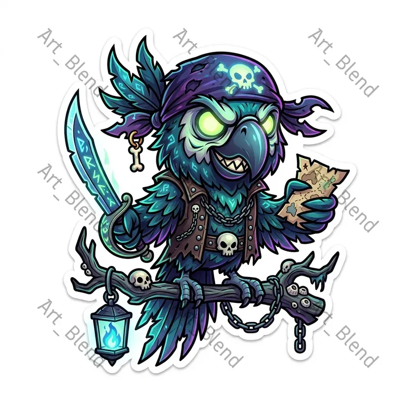 Gothic Cartoon Stickers