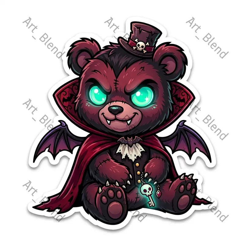 Gothic Cartoon Stickers