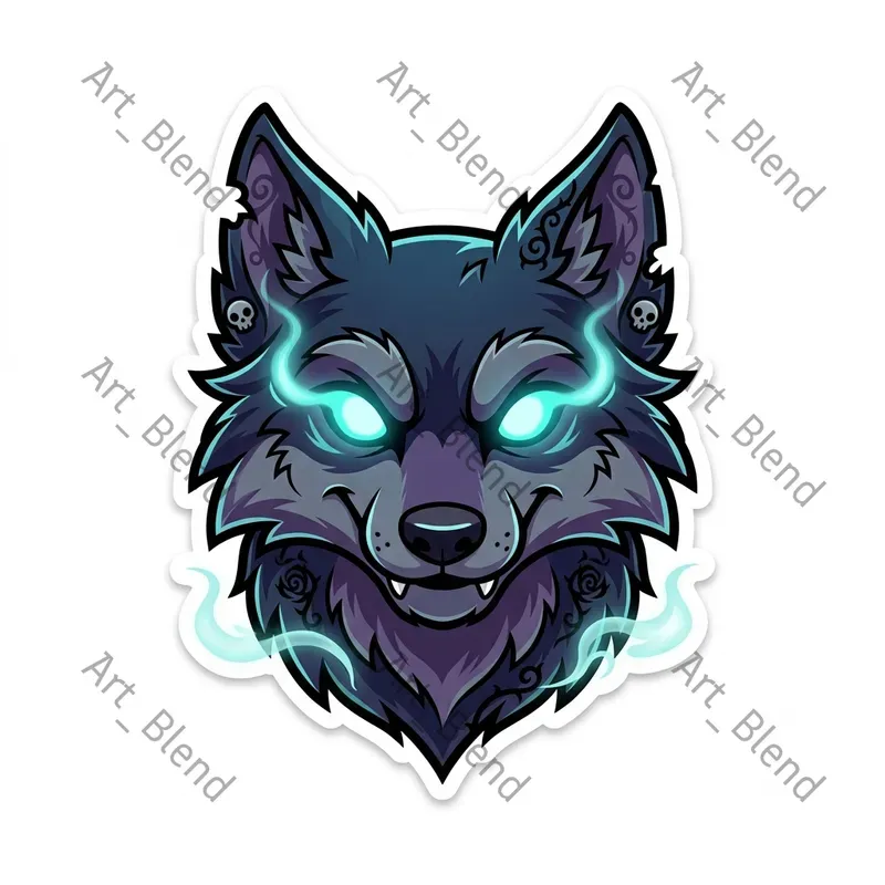 Gothic Cartoon Stickers