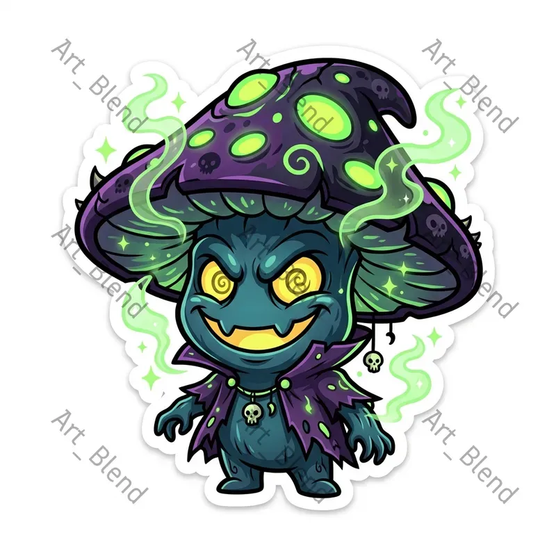 Gothic Cartoon Stickers
