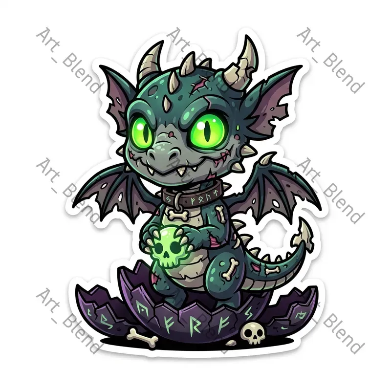 Gothic Cartoon Stickers