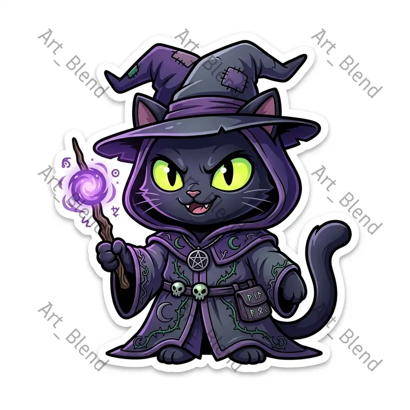 Gothic Cartoon Stickers