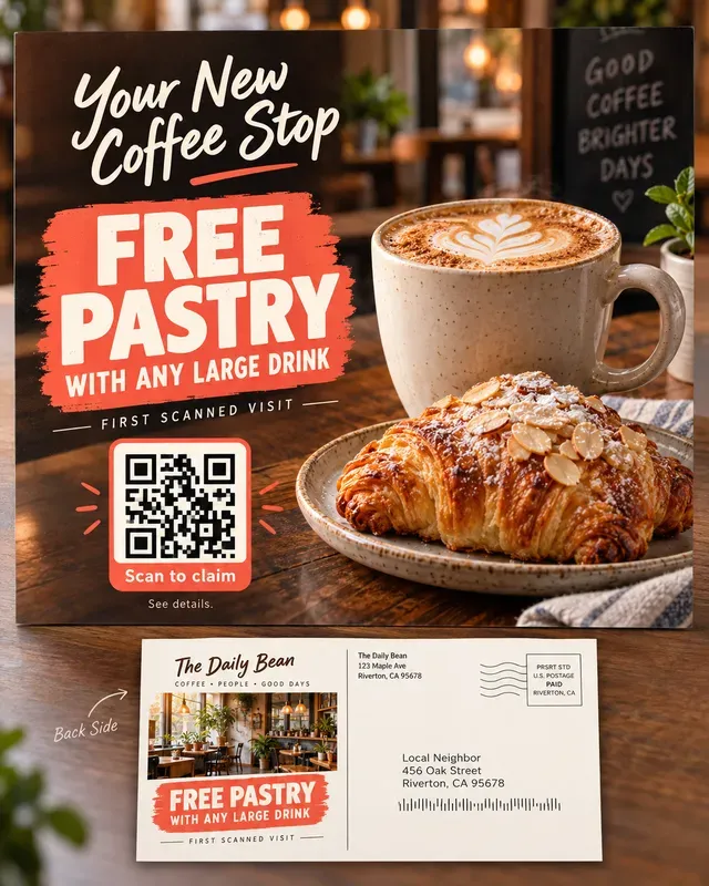 Direct Mail Postcard QR Offers