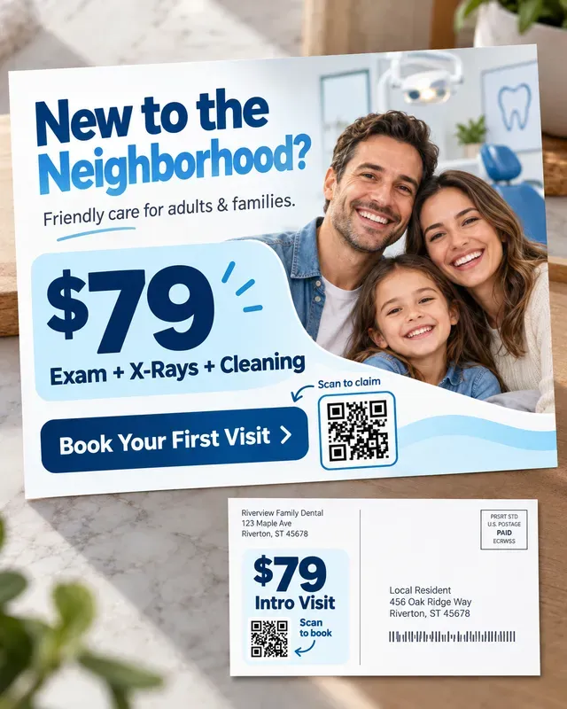 Direct Mail Postcard QR Offers
