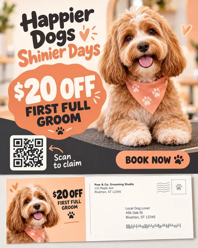 Direct Mail Postcard QR Offers