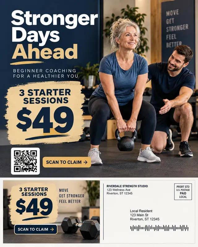 Direct Mail Postcard QR Offers