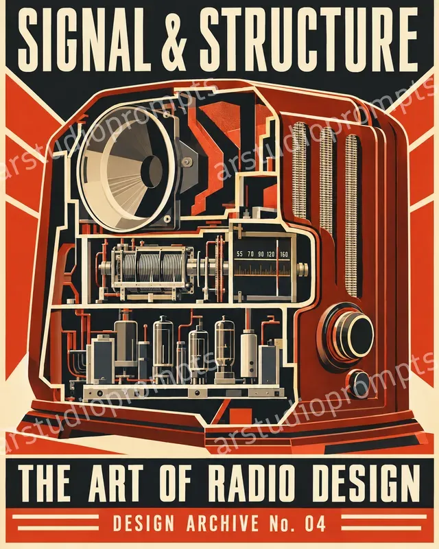 Art Deco Cutaway World Posters