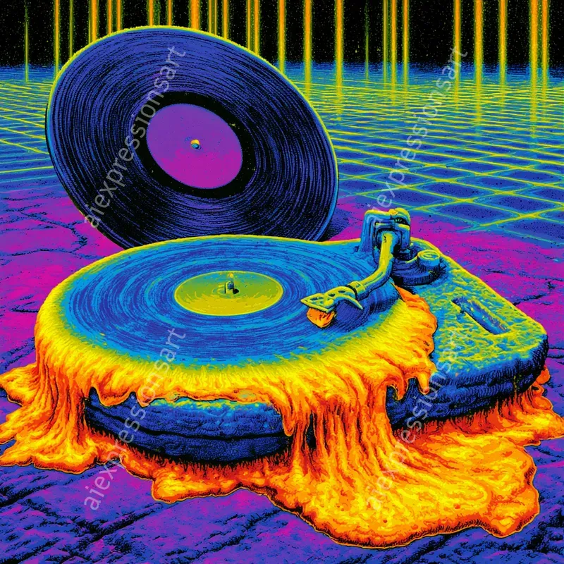 Thermal Duotone Dj Album Covers
