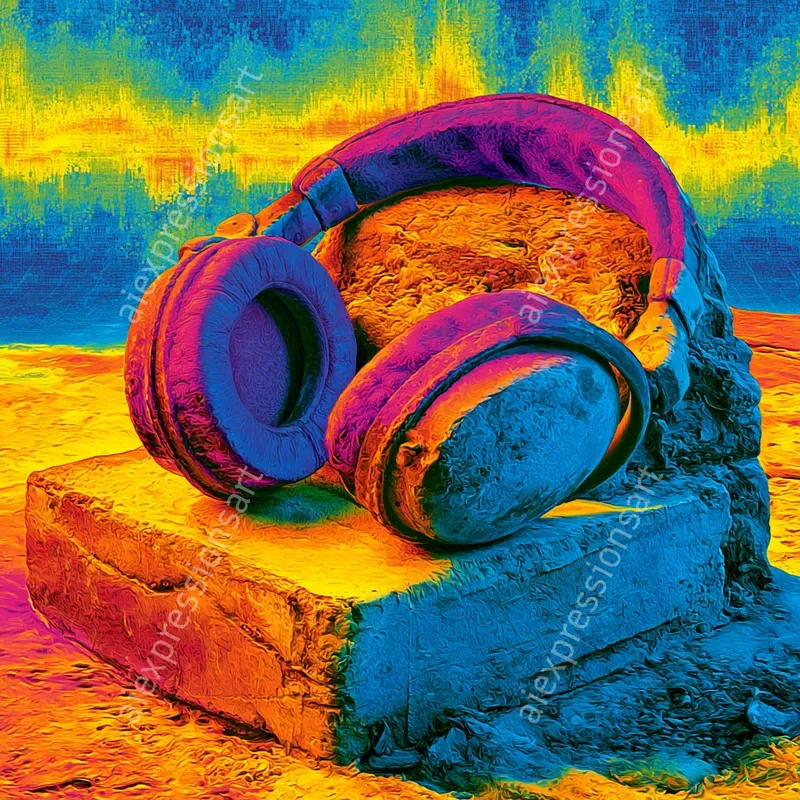 Thermal Duotone Dj Album Covers