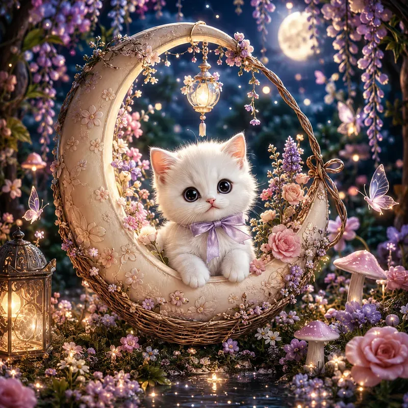 Whimsical Pastel Fantasy Friends