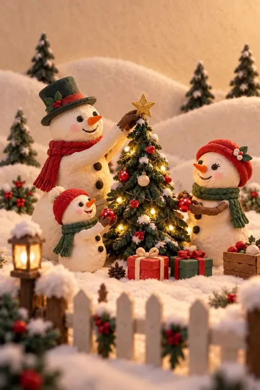 Stopmotion Clay Christmas Scenes